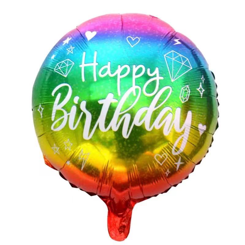 18インチ 誕生日 風船バルーン ステージ（全5種） 飾り付け happy birthday 大きい 大量 割れにくい 装飾 おしゃれ 卸売り ハロウィン