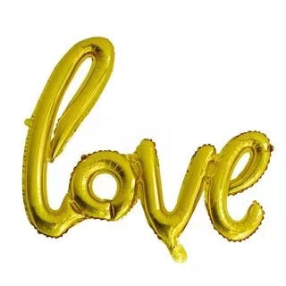 超大 LOVE 氣球（全部 4 種）大寫字母生日裝飾大號大量難以打破裝飾時尚批發萬聖節套裝
